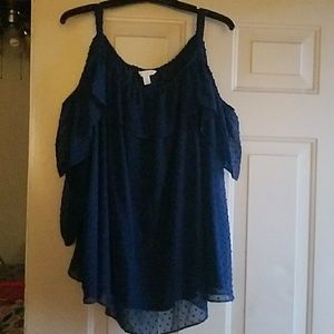 Navy blue blouse
